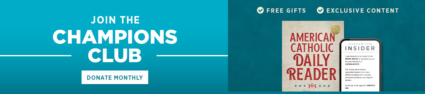 Join the Champions Club — Donate Monthly